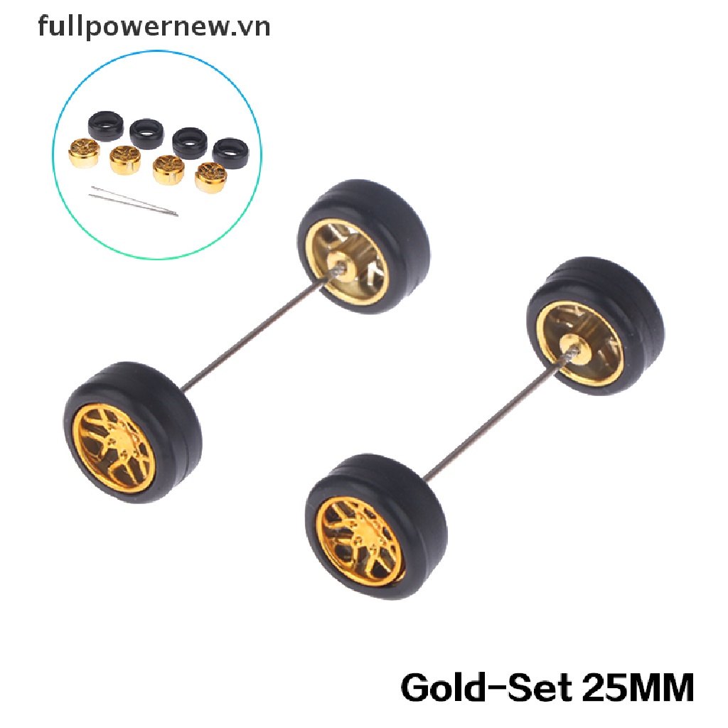 1 Bộ Bánh Xe Cao Su Tỉ Lệ 1: 64 Dành Cho Xe Đua Đồ Chơi DIY