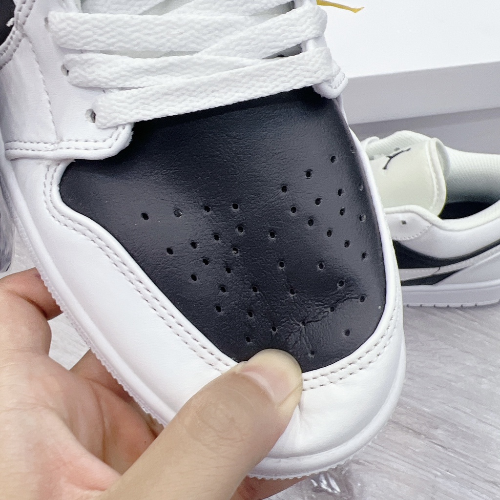 Giày Thể Thao Jordan 1 Low Panda, Giày Jordan Low Panda Trắng Đen Bản Đẹp S.Cấp Fullbox Phụ Kiện