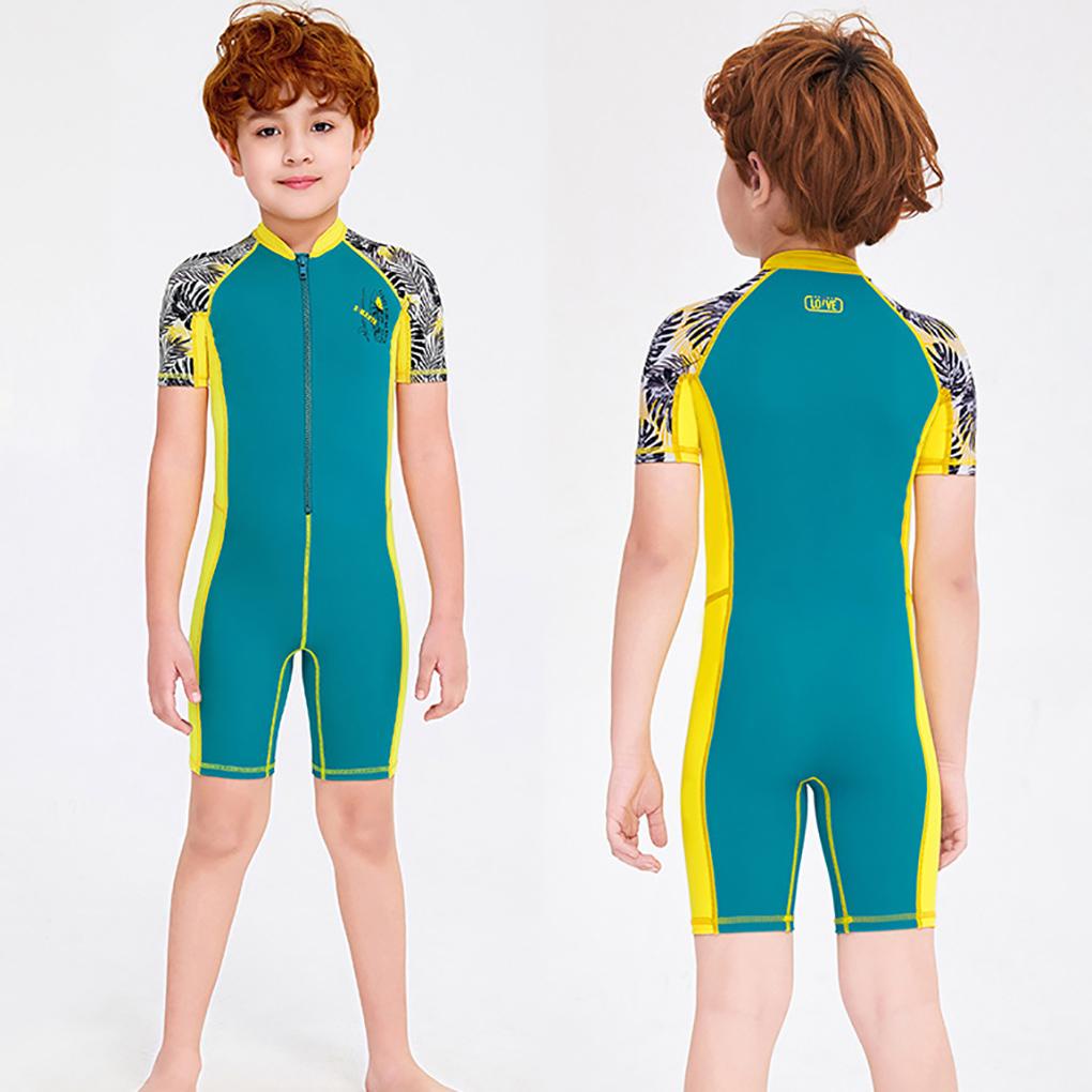 Bộ Đồ Bơi Lặn Thoáng Khí Nhanh Khô Có Khóa Kéo Sau Lưng Dành Cho Trẻ Em