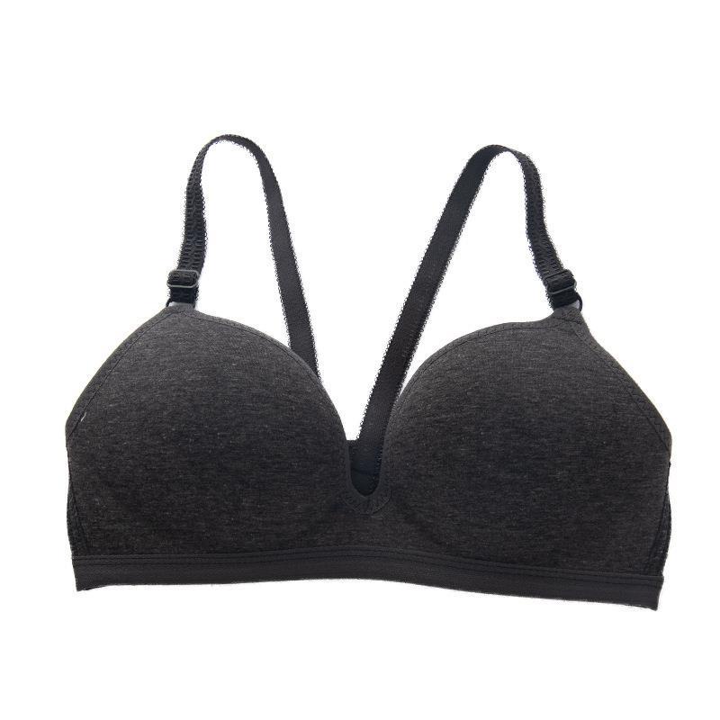 Áo Lót Nâng Ngực Vải cotton Mỏng Không Gọng Thoải Mái Cho Nữ