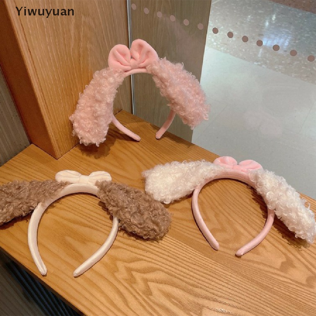 Băng Đô Cài Tóc Bằng Vải Bông Họa Tiết Hoạt Hình Dễ Thương Cho Bé Gái