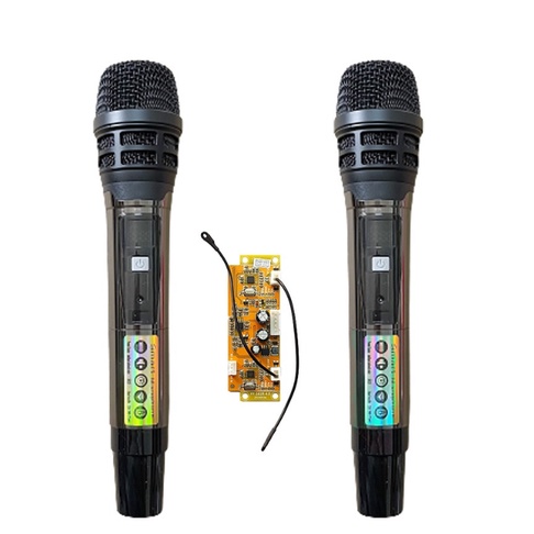 MICRO loa kéo  shute  k8s uhf và mạch miro  có viveo set tần số cho loa kéo 2 mic 200w 500w