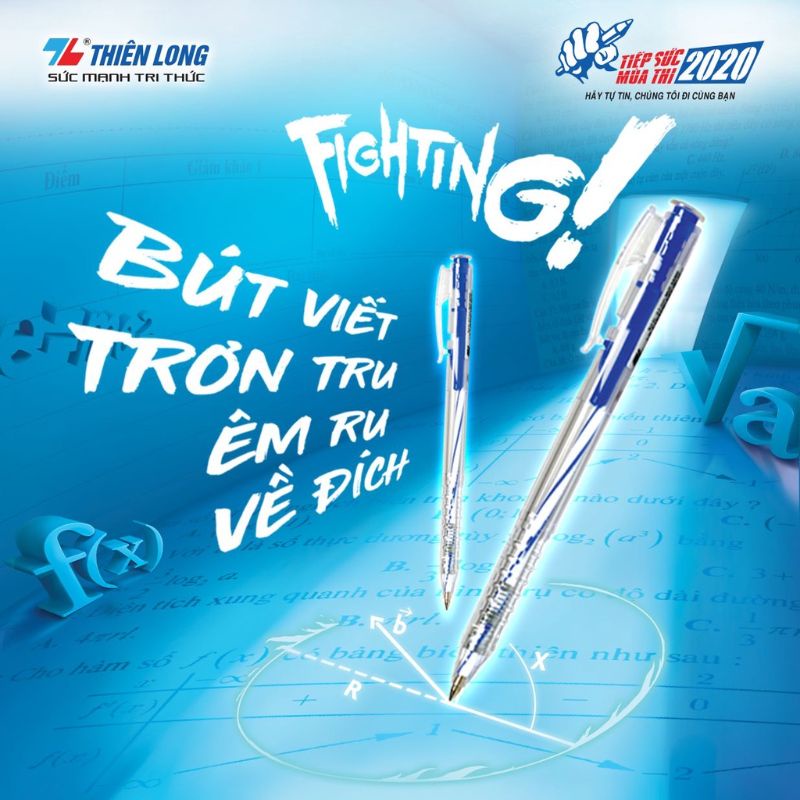 Hộp 20 cây bút bi Thiên Long TL-027 ngòi 0.5mm / Bút Thiên Long nét nhỏ TL027 I Ruột thay thế BPR-06