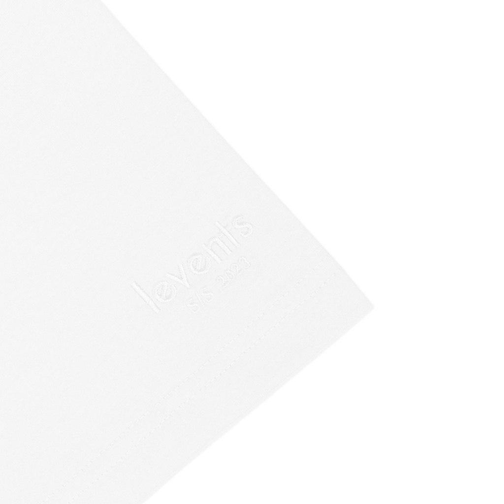 Áo Thun Boxy Levents Leemee/ White