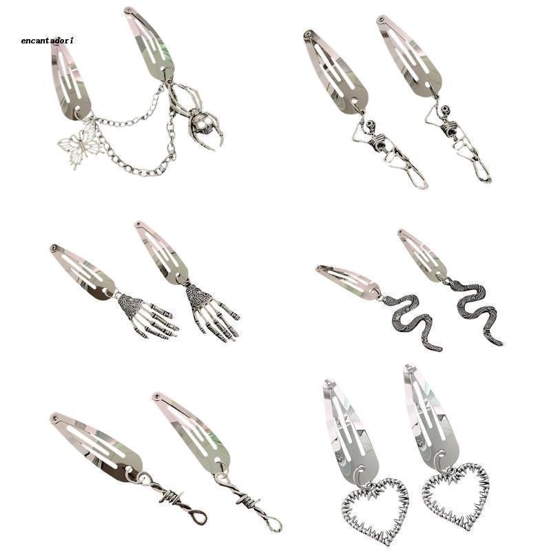 ✿ Kẹp Tóc Y2k Ánh Kim Loại Lấp Lánh