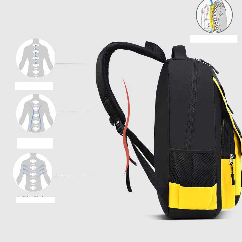 Ba Lô Đi Học Họa Tiết Hoạt Hình Naruto Kakashi Ferret God Cho Bé Trai Lớp 1-9