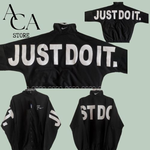 Áo khoác gió JUST DO IT. nam nữ 2 lớp, logo thêu form đẹp . chuẩn hình tag mac đầy đủ, cao cấp ACA_STORE 706