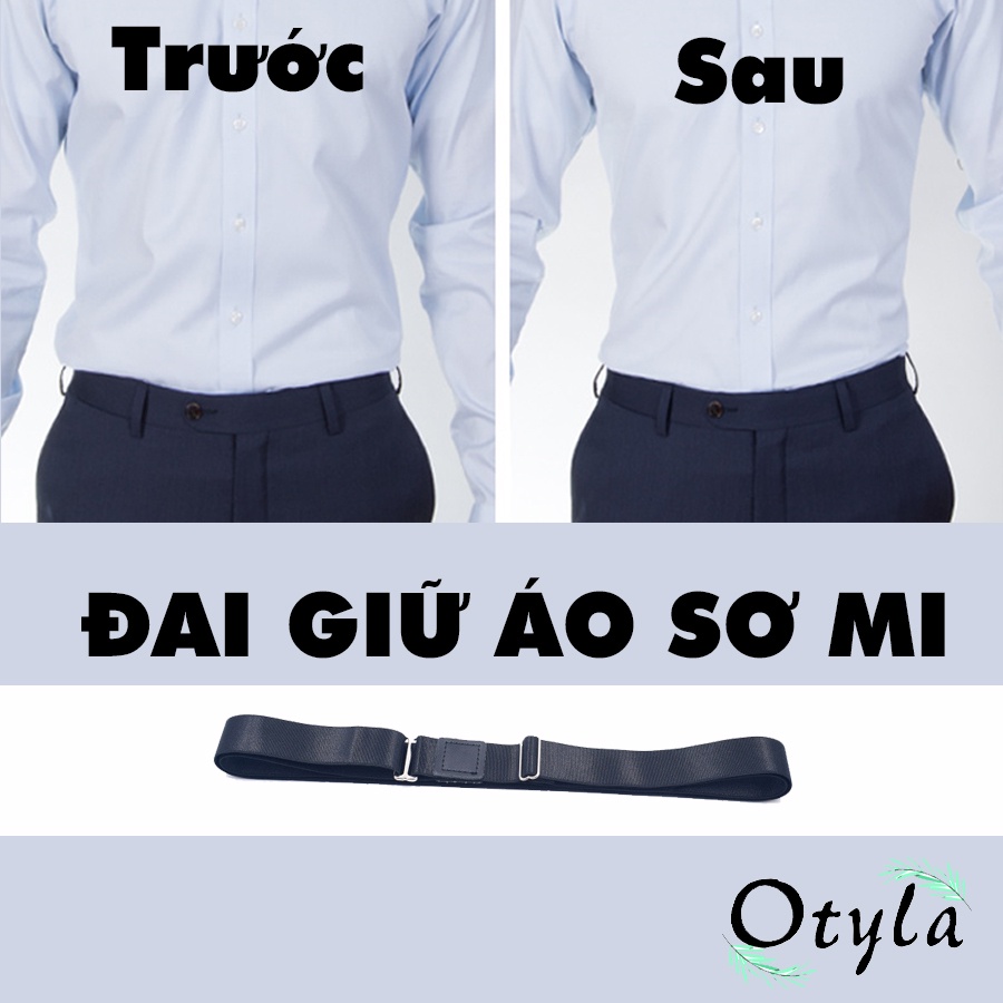 Dây Đai Giữ Áo Sơ Mi Thẳng Nam Nữ Unisex Văn Phòng Đi Làm Otyla