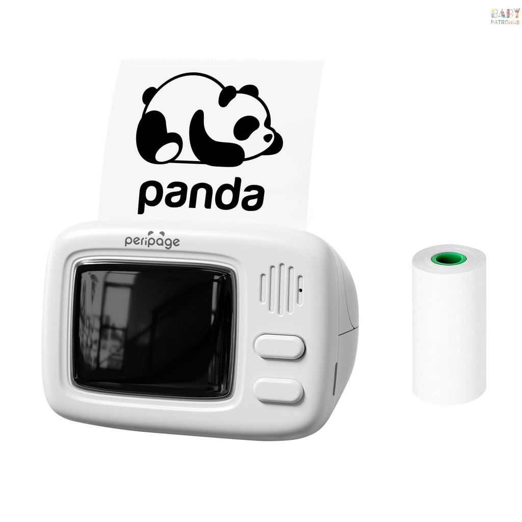 Máy in Nhiệt Peripage A2 Mini Kết Nối Tất Cả Trong Một Cuộn Giấy Nhiệt Tương Thích Với 1 Cuộn Giấy Ghi Chú Tự Làm