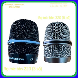 Rọ mic, đầu chụp mic BBS 3 số, 6 số