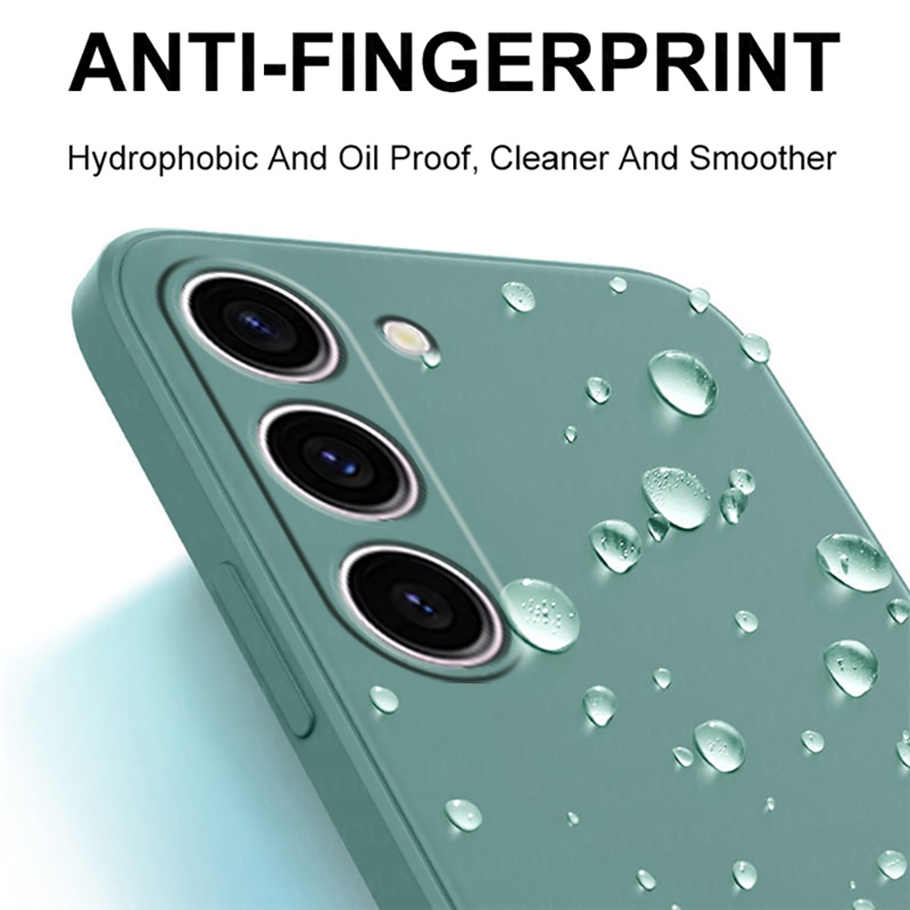 Camera Shell Shockproof Case Square Liquid Phone Cover For Samsung Galaxy S23 Ultra S22 plus s23+