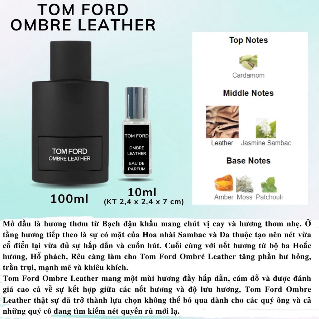 Nước hoa chính hãng cao cấp - Tom Ford Ombre Leather