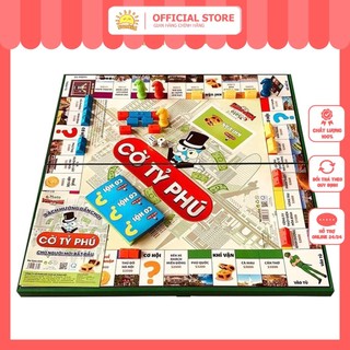 Bộ cờ tỷ phú Monopoly - nhựa cao cấp hàng Việt Nam - đồ chơi phát triển tư duy