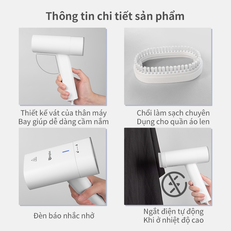 INSSA Bàn ủi hơi nước cầm tay tiện lợi mang theo ủi treo là hẳng