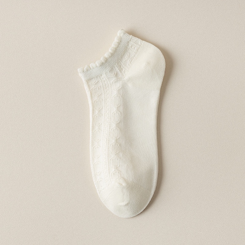 Vớ Cotton Mỏng Thoáng Khí Thấm Hút Mồ Hôi Phong Cách Nhật Bản Cho Nữ