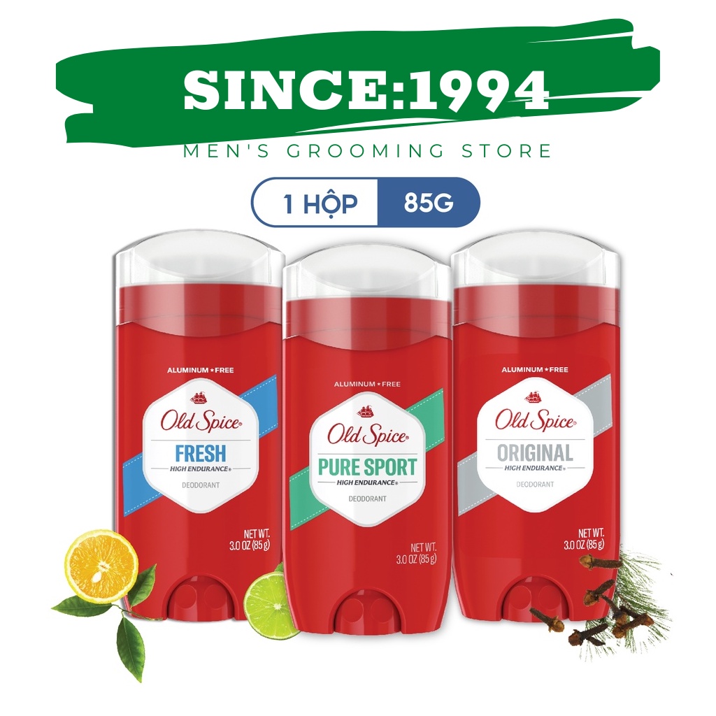 Sáp Khử Mùi Old Spice nhiều mùi hương 85g