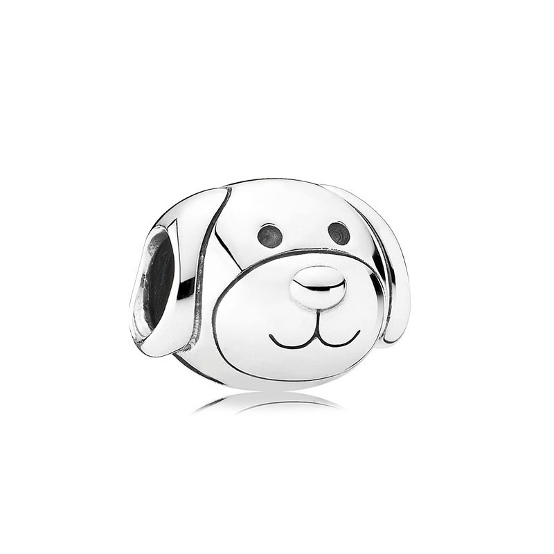 Hạt Xâu Chuỗi Mạ Bạc 925 Tự Làm Hình Dấu Chân Chó / Mèo / Kỳ Lân / Động Vật Dễ Thương