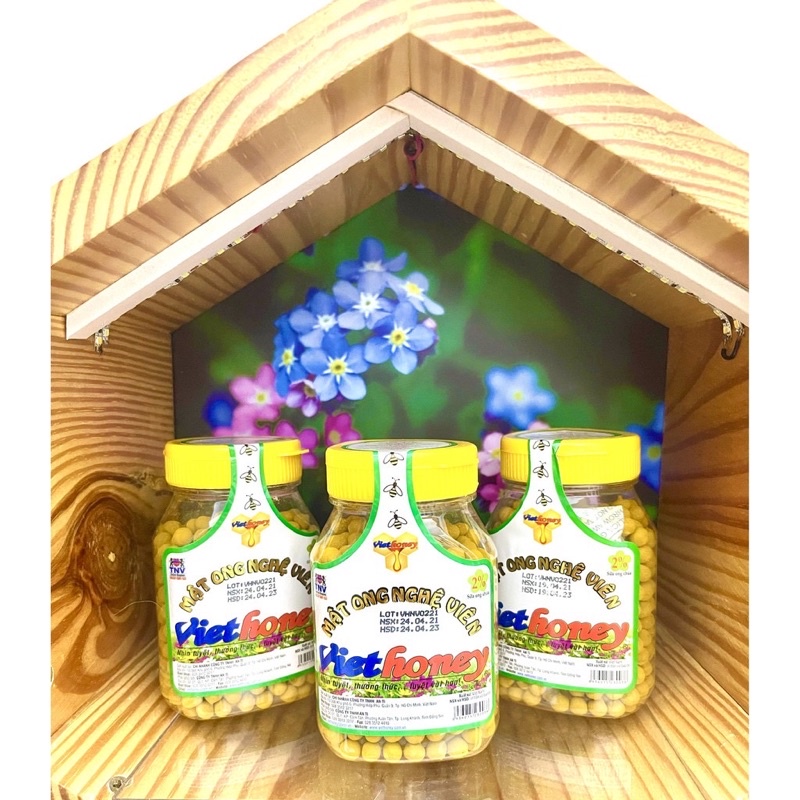 Combo 3 tinh bột Nghệ vàng trộn mật ong Việt Honey 160gr