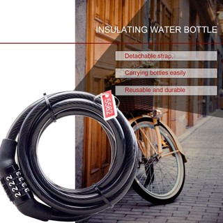 Bicycle Lock Anti-Theft Security Code Combination Lock Steel Bike Cable Lock