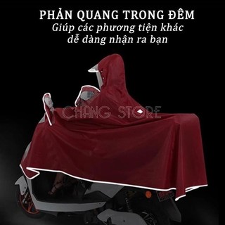 Áo mưa phản quang 1 đầu /2 đầu