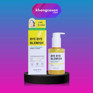 Gel Rửa Mặt Some By Mi Sủi Bọt Làm Sạch Sáng Da Bye Bye Blemish Vita Tox Brightening Bubble Cleanser 120g - Khongcoson