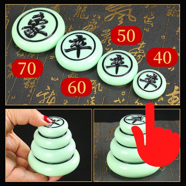 Cờ tướng cao cấp bằng Ngọc Trắng nguyên khối siêu cong cạnh Siêu đẹp Siêu sang Siêu Bền size 40-50-60-70