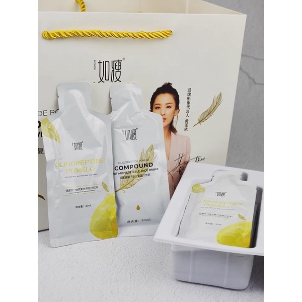 Hộp 15 Gói Uống Hợp Chất Trái Cây OLIGOPEPTIIDE POMELO Tiêu mỡ