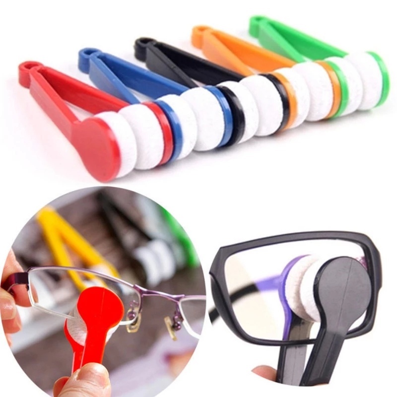 E22 Dụng Cụ Cầm Tay Lau Mắt Kính Bằng Sợi Siêu Nhỏ Mềm Đa Năng