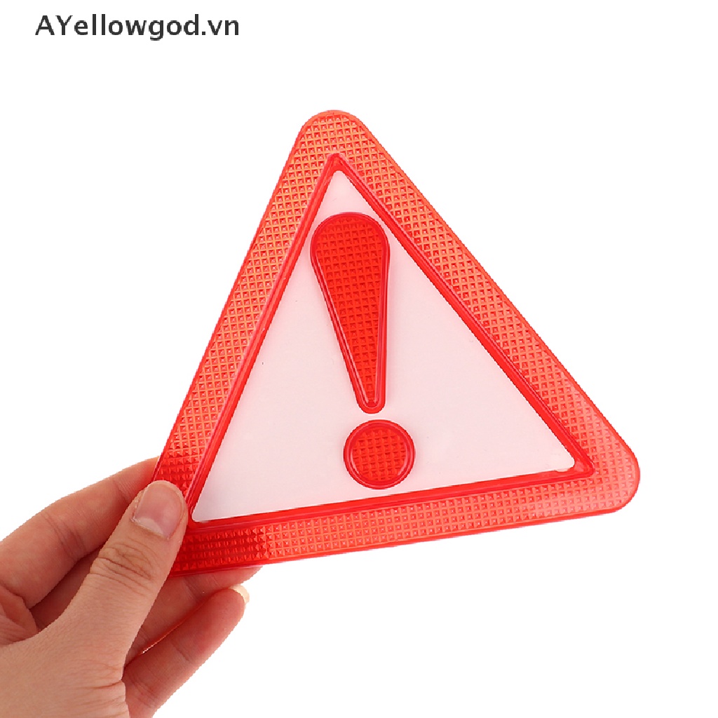Set 2 Biển Cảnh Báo Hình Tam Giác Phản Quang An Toàn Cho Xe Tải