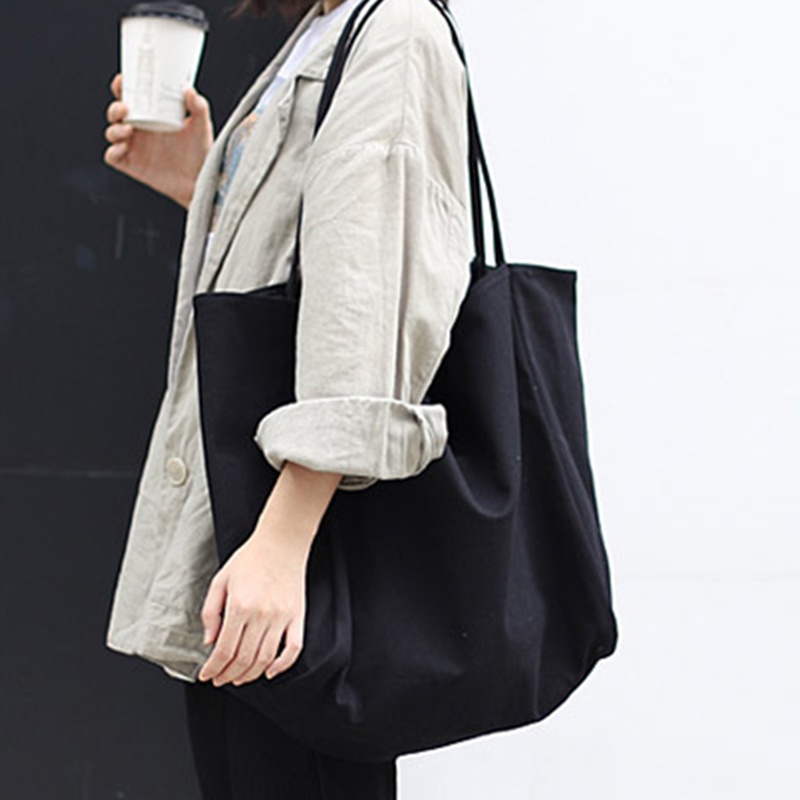 Túi Xách canvas Sức Chứa Lớn Thiết Kế Đơn Giản Thời Trang Cho Nữ