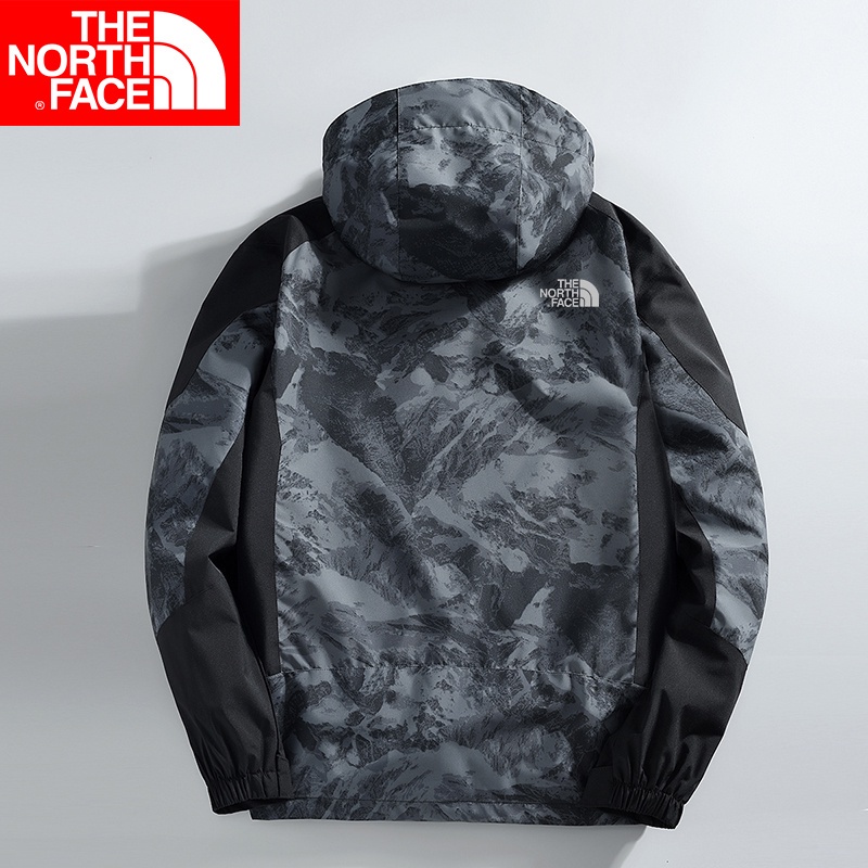 Áo Khoác Gió Chất Liệu 100% Cotton Chống Thấm Nước Họa Tiết Rằn Ri Thời Trang Cho Nam