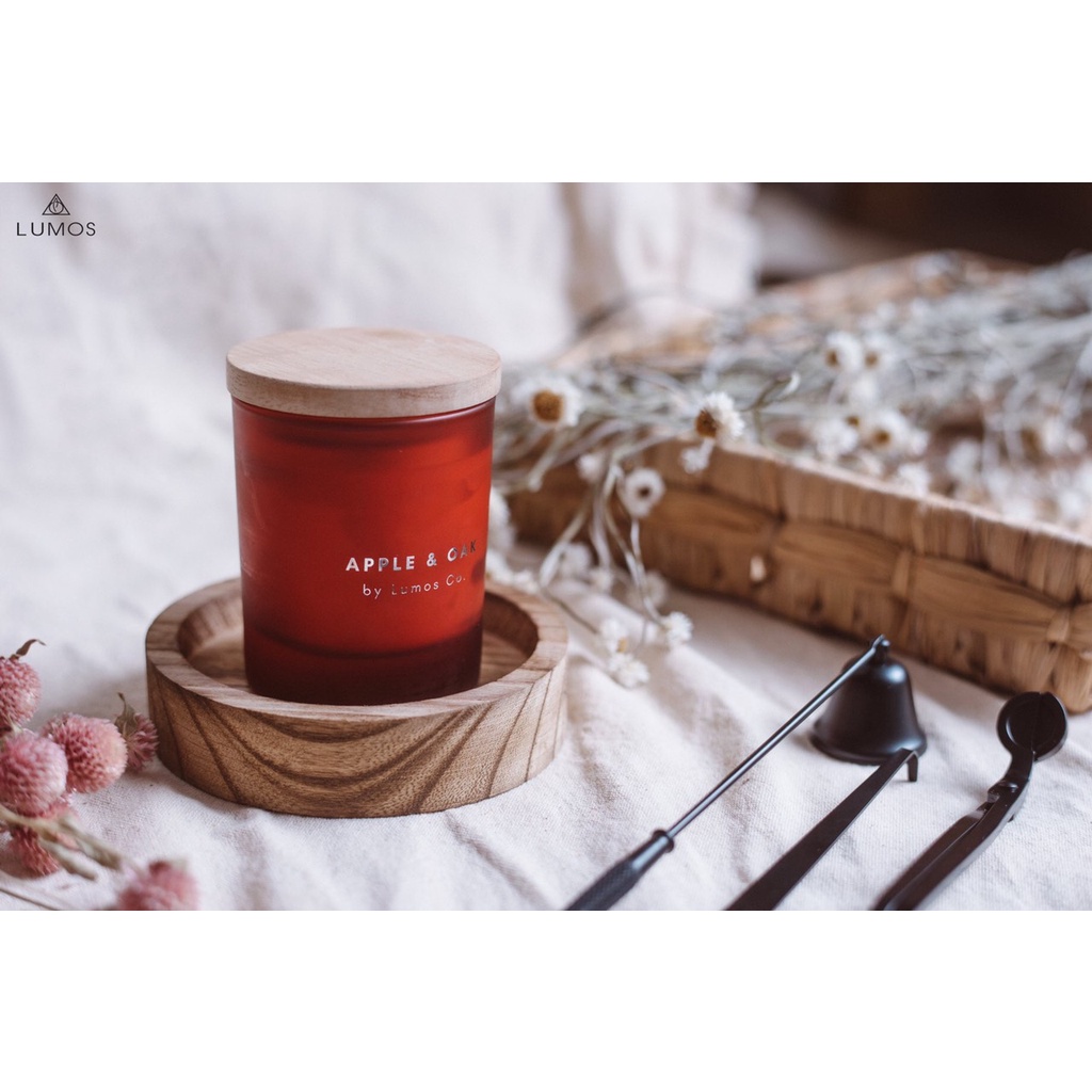 Nến thơm Apple&Oak (mùi táo đỏ + gỗ sồi già)