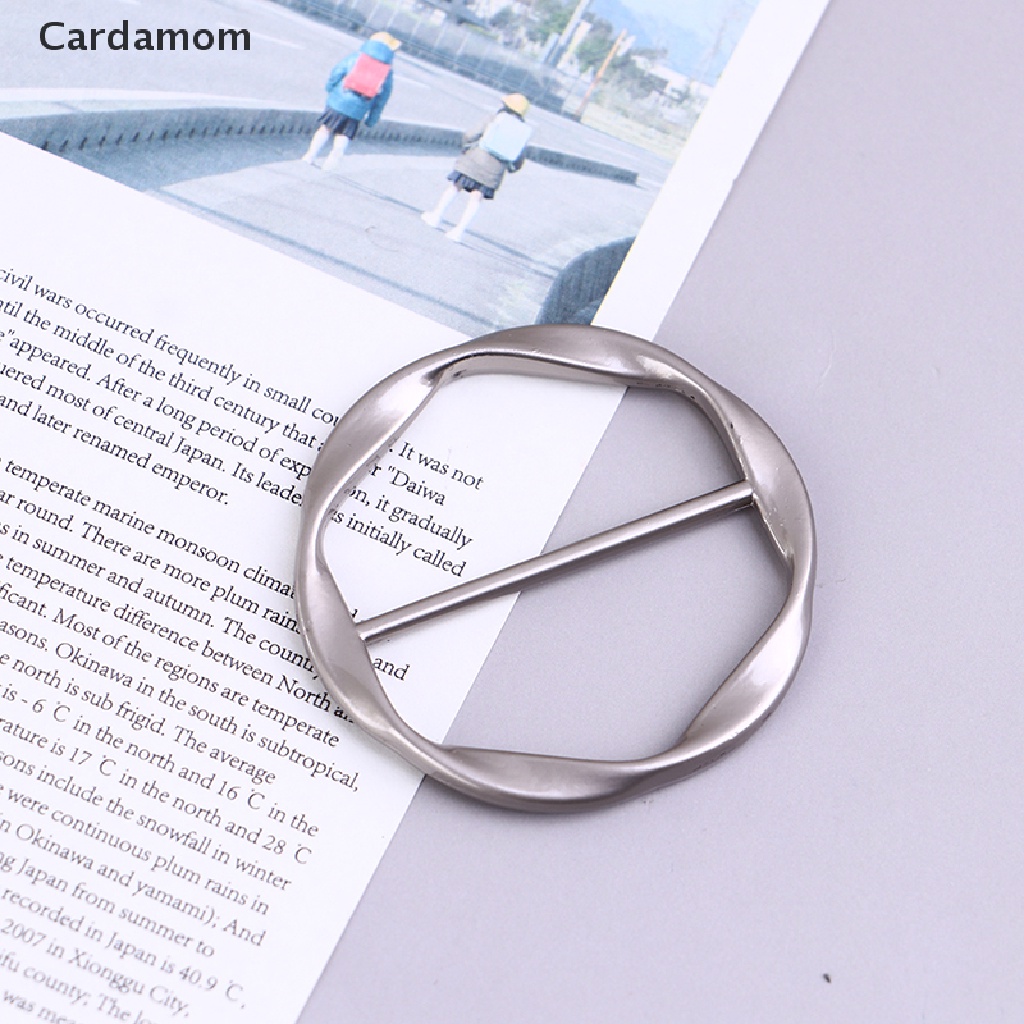 Kẹp Áo Thun Hình Tròn Thanh Lịch Có Khóa Cài Khăn Choàng