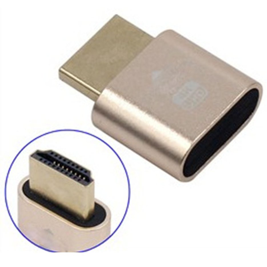 ✱BEST✱ Virtualizer 4K HDMI-compatable Lock Screen Treasure Dummy Plug Adapter