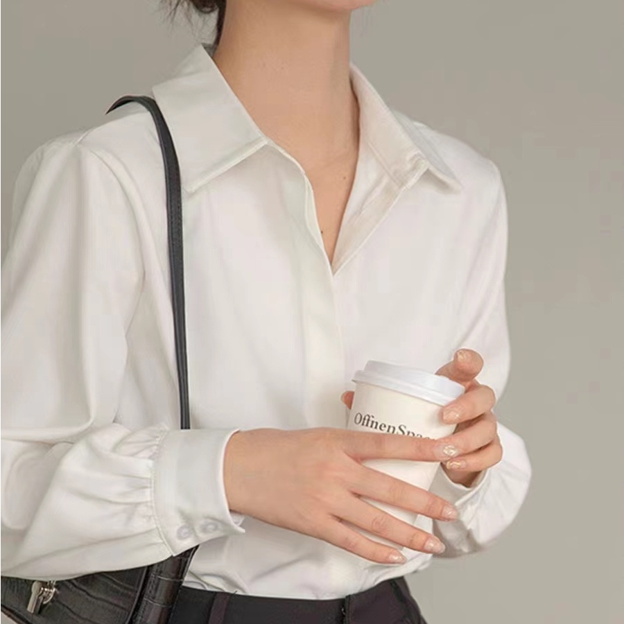 SUXI Áo Sơ Mi Dài Tay Thời Trang Xuân Hè Dành Cho Nữ