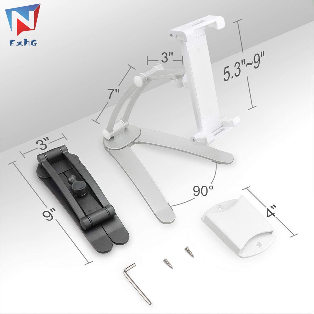 Giá Đỡ Máy Tính Bảng Bằng Kim Loại Treo Tường Phòng Khách / Văn Phòng