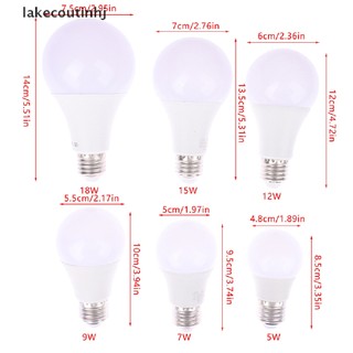 Bóng đèn led e27 5w 7w 9w 12w 15w 18w ánh sáng trắng ấm