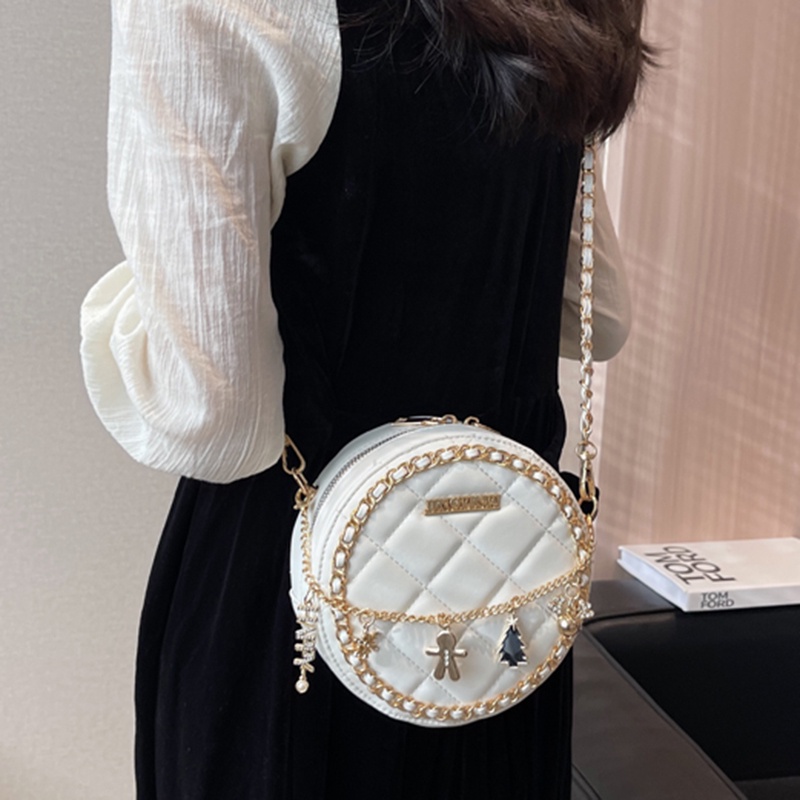 Túi Đeo Chéo Hình Thoi Dễ Thương Cho Nữ