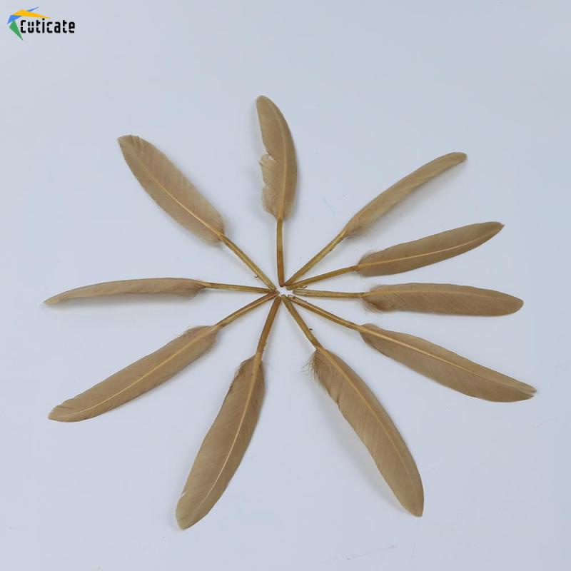 50 Cái / lốc Lông Ngỗng Tự Nhiên 10-15cm Cho Hàng Thủ Công Mũ Trang Trí Cà Phê