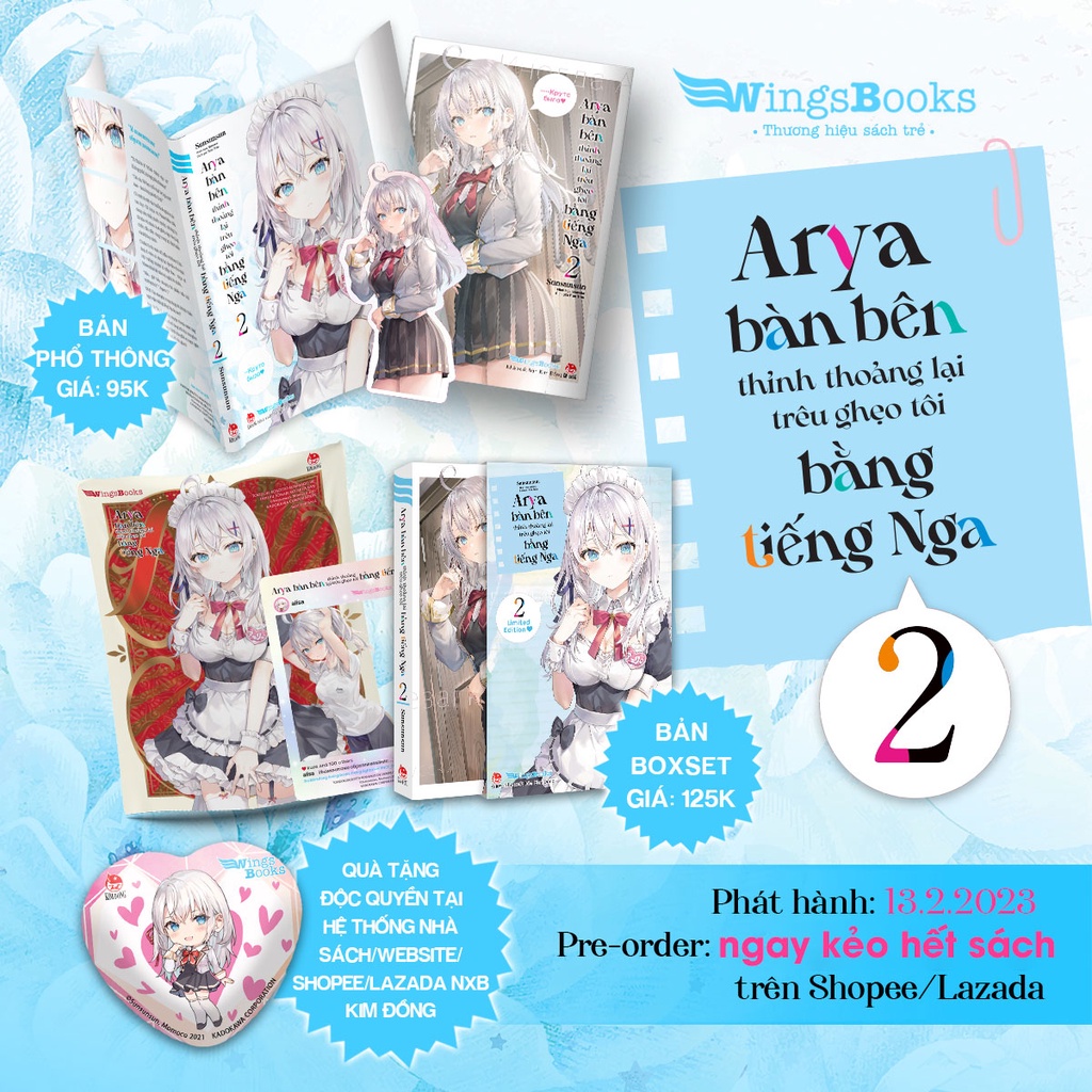 Truyện Arya bàn bên thỉnh thoảng lại trêu ghẹo tôi bằng tiếng Nga Tập 1, 2,3 (bản thường - giới hạn)