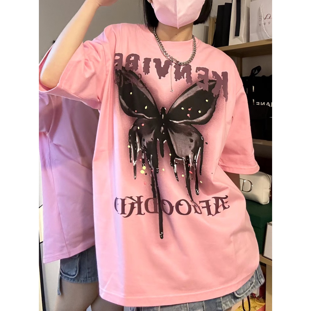 Áo thun NRVP 100% cotton tay ngắn plus size thời trang