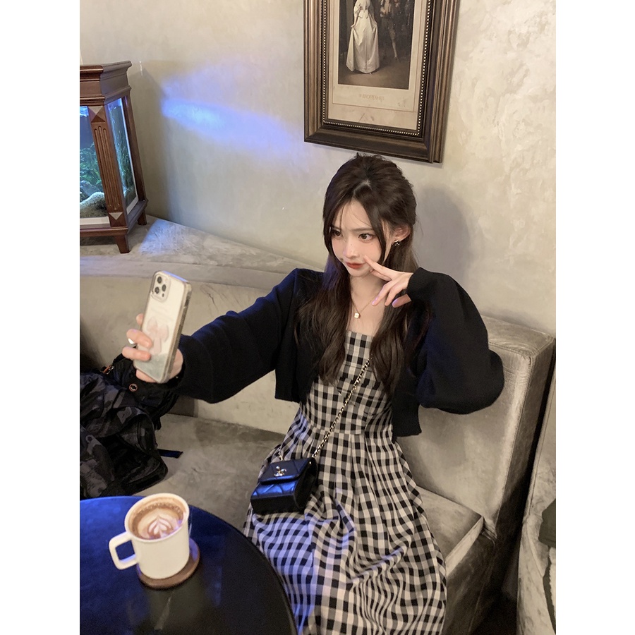 Áo Khoác Cardigan Dệt Kim Dáng Rộng Phong Cách Hàn Quốc Có 4 Màu Lựa Chọn