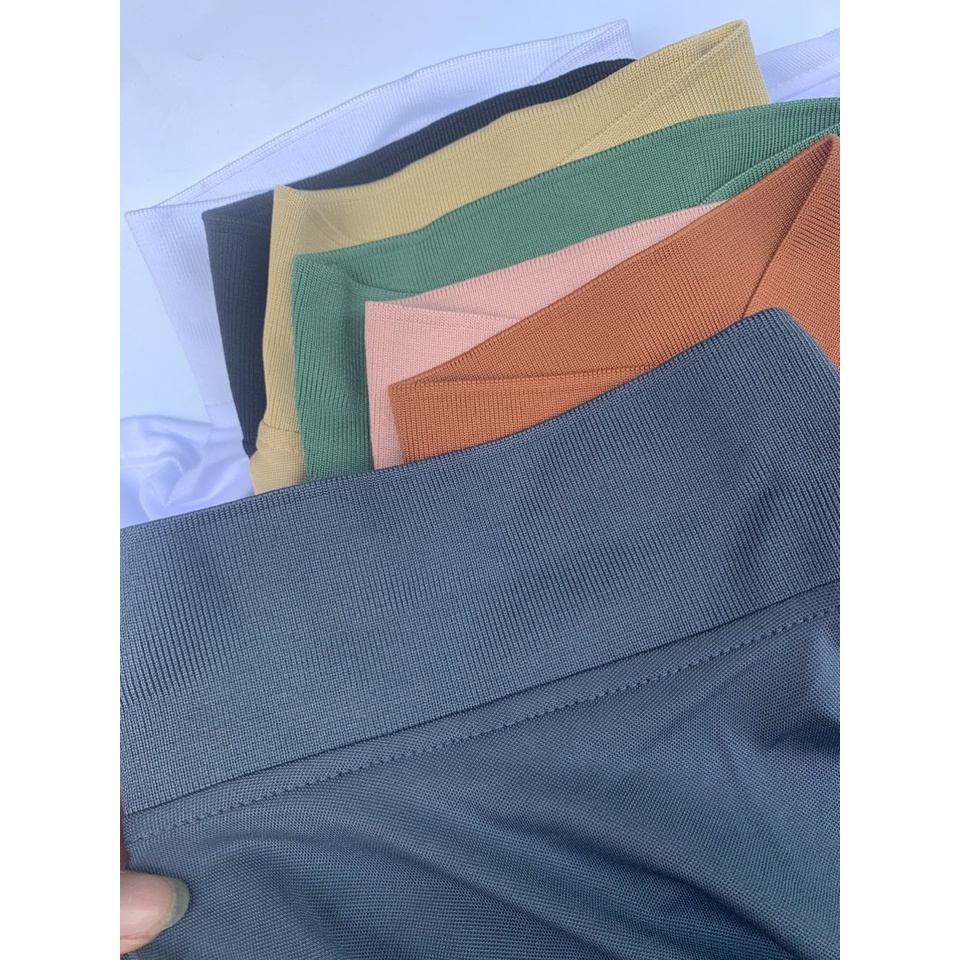 Áo polo nam nữ ABFIT cổ bẻ thun cá sấu thái co dãn thoáng mát cao cấp.