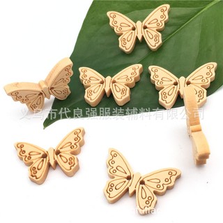 cúc bươm bướm gỗ 4 cánh