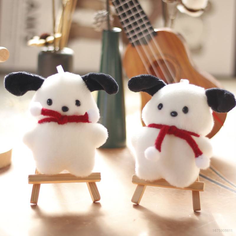 Móc Khóa Hình Búp Bê Nhồi Bông Sanrio Pochacco SY2 YS2
