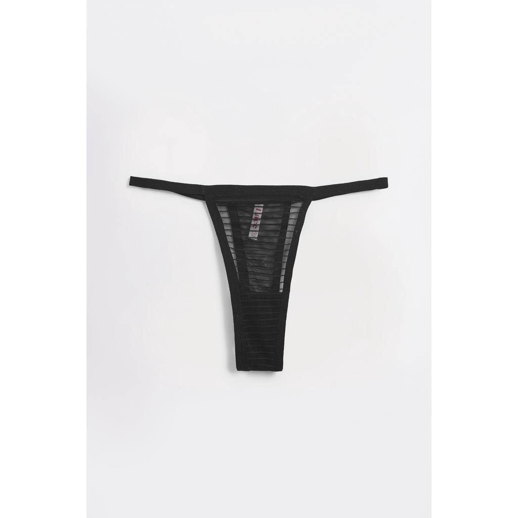 Áo lót Triangle lưới kẻ đen kèm đệm mỏng Lace.thelabel | BigBuy360 - bigbuy360.vn