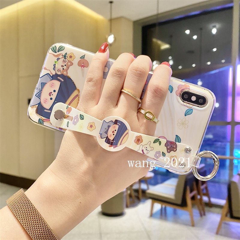 Ốp Điện Thoại Dẻo Họa Tiết Hoạt Hình Cô Gái & Hoa Hướng Dương Đính Đá Lấp Lánh Cho OPPO Reno8 T 8T Reno 8 T A78 4G 5G 2023