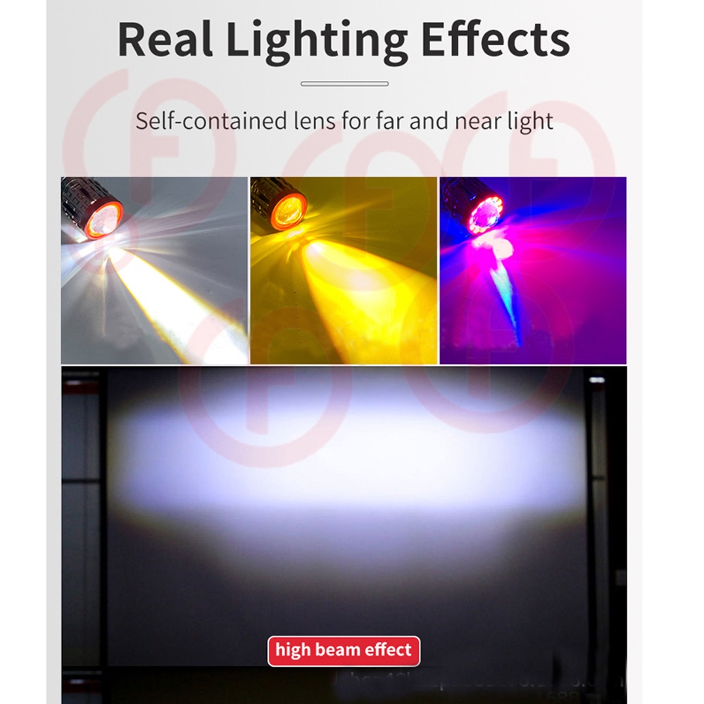 Đèn Pha LED H4 HS1 H6 BA20D T19 P15D Chuyên Dụng Cho Xe Mô Tô