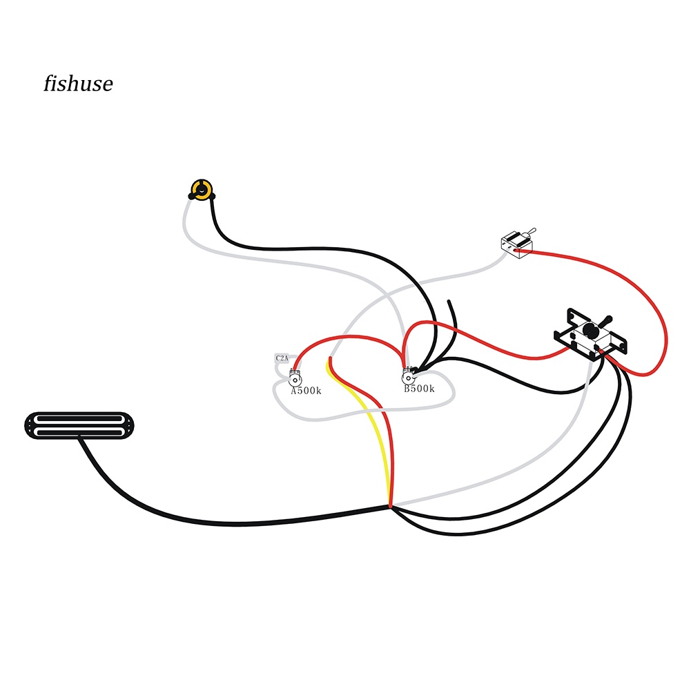 Pickup Mini Humbucker Cho Đàn Guitar Stratocaster ST