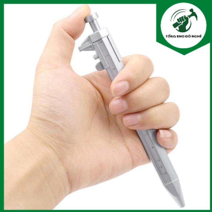 Bút Bi Hình Thước Kẹp Cơ Khí 10cm tiện dụng _ TKDN